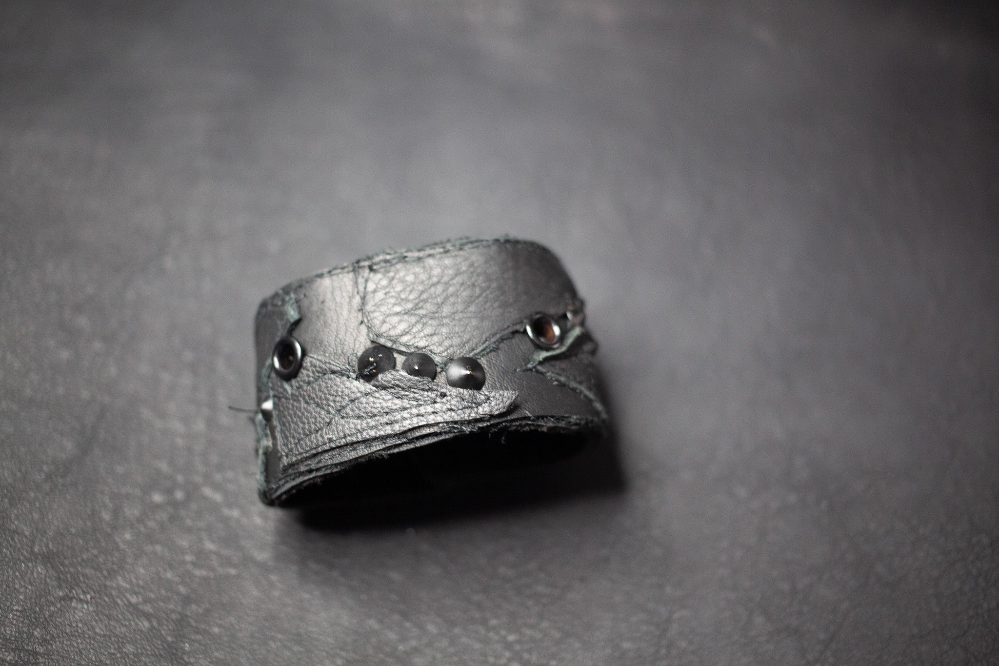 littleKINGDesigns | Studded Leather Bracelet