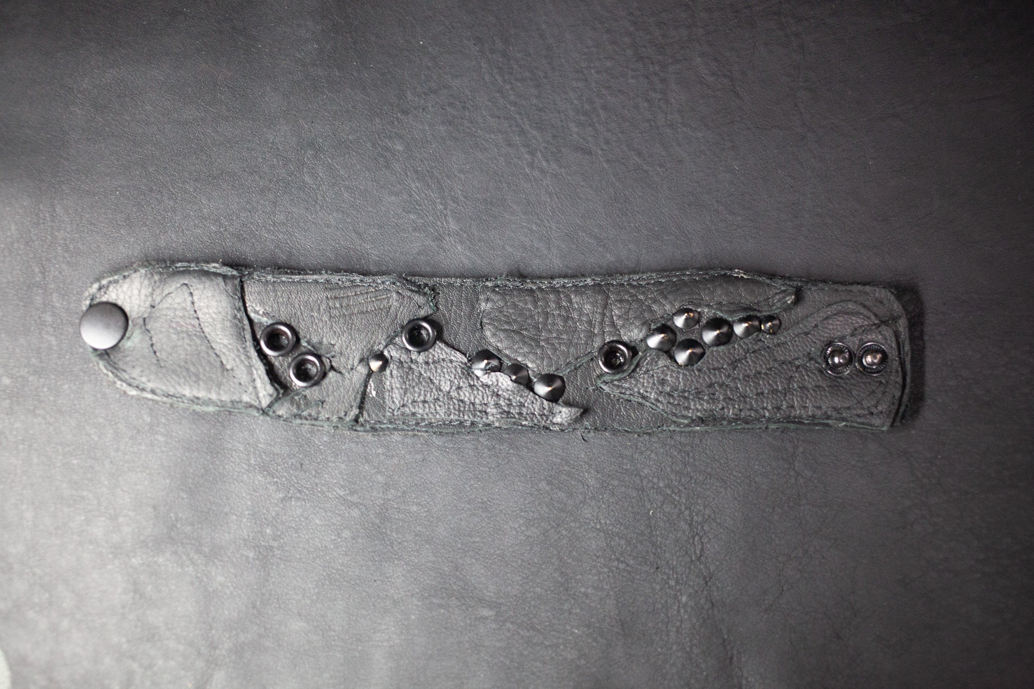 littleKINGDesigns | Studded Leather Bracelet