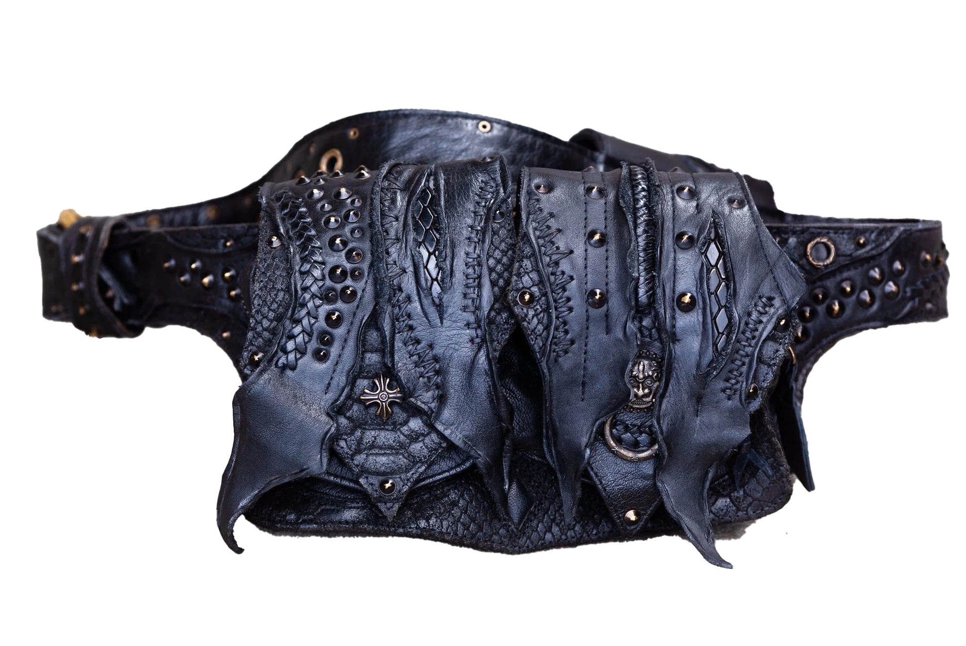 littleKINGDesigns | NESO | Black Leather Utility Belt