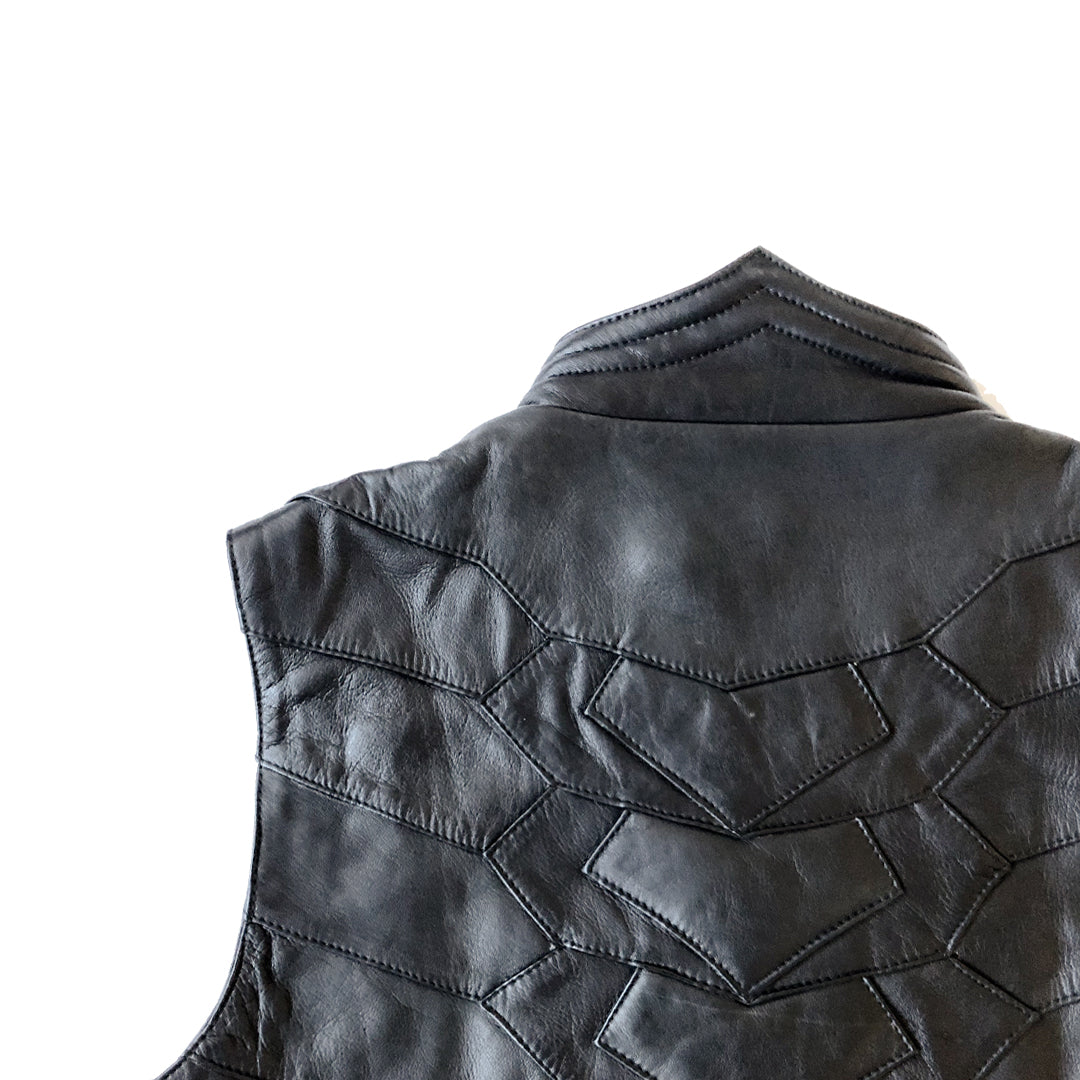 littleKINGDesigns | Men's Sheep Leather Vest | Functionality and fashion-forward style