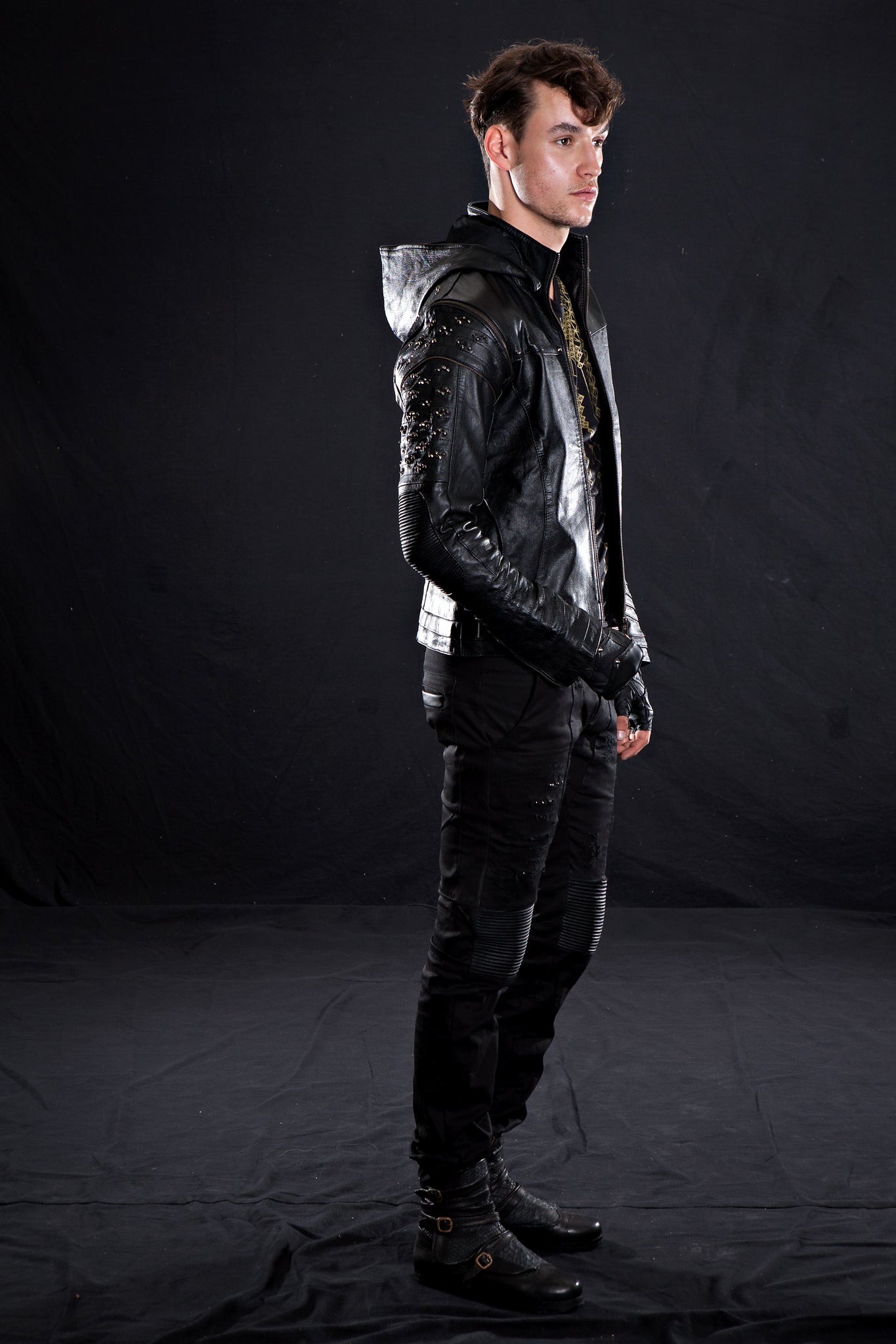 littleKINGDesigns | Mens Cabretta Leather Jacket - Timeless Luxury & Classic Style
