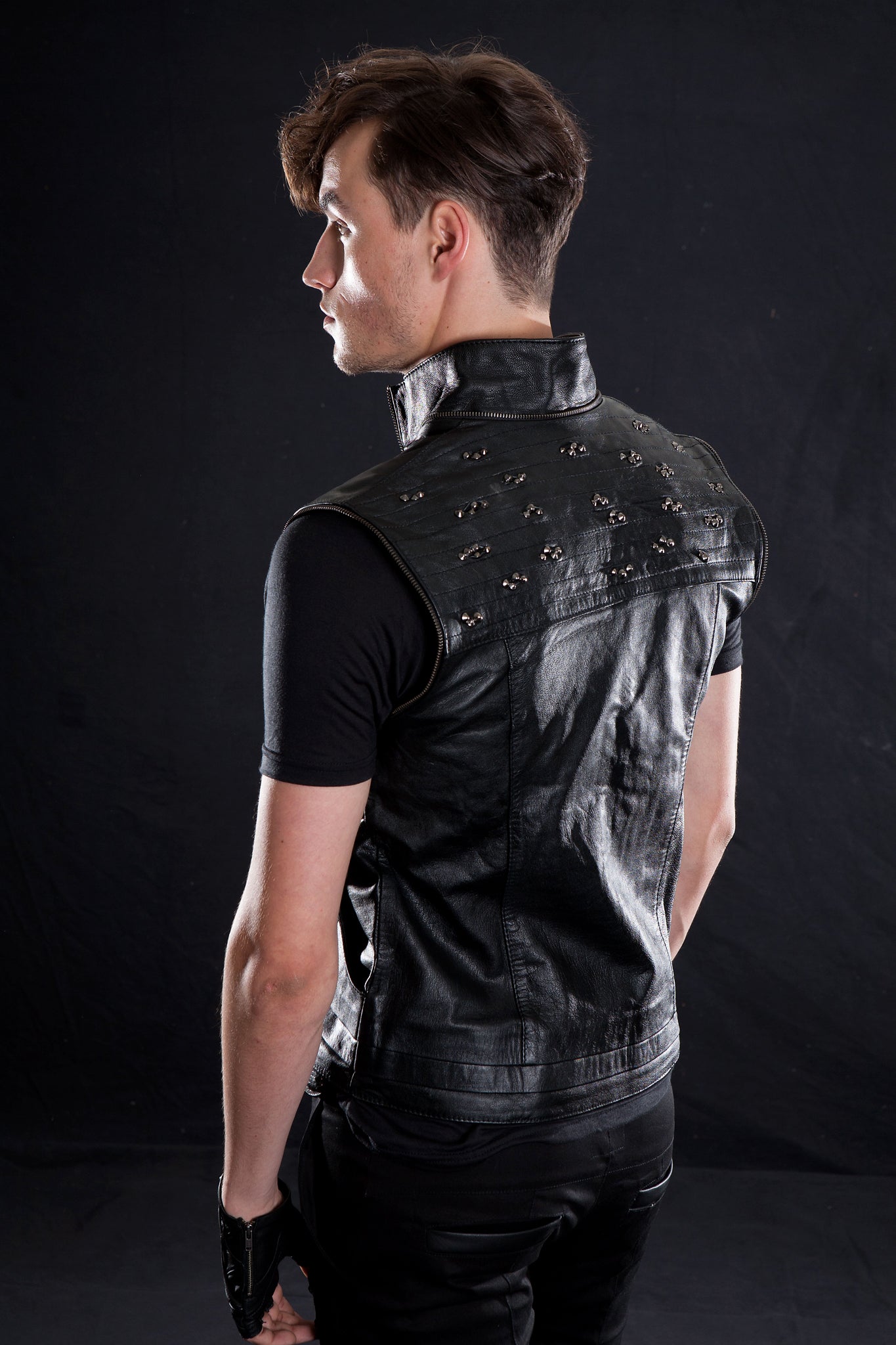 littleKINGDesigns | Mens Cabretta Leather Jacket - Timeless Luxury & Classic Style