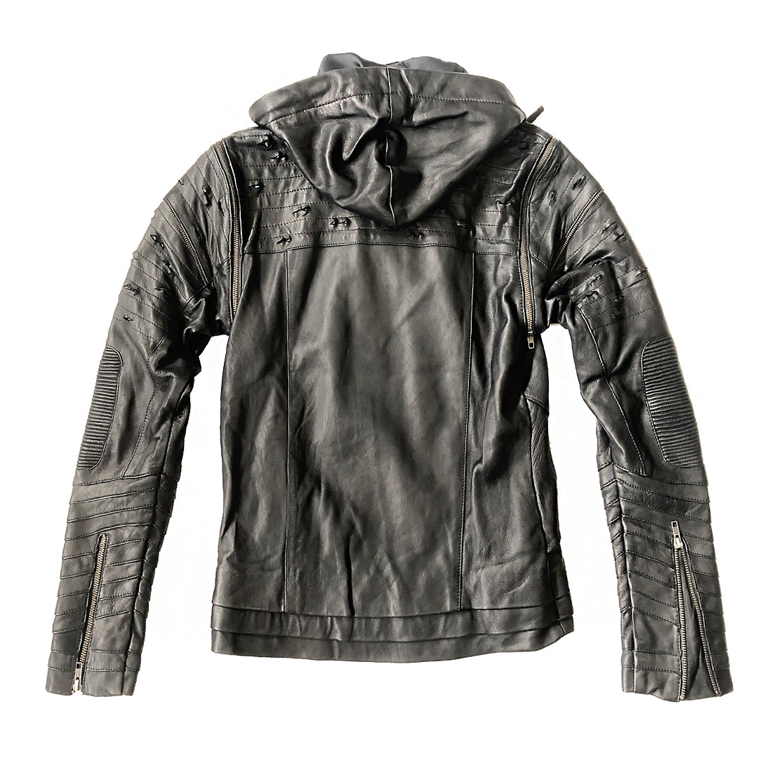 littleKINGDesigns | Mens Cabretta Leather Jacket - Timeless Luxury & Classic Style