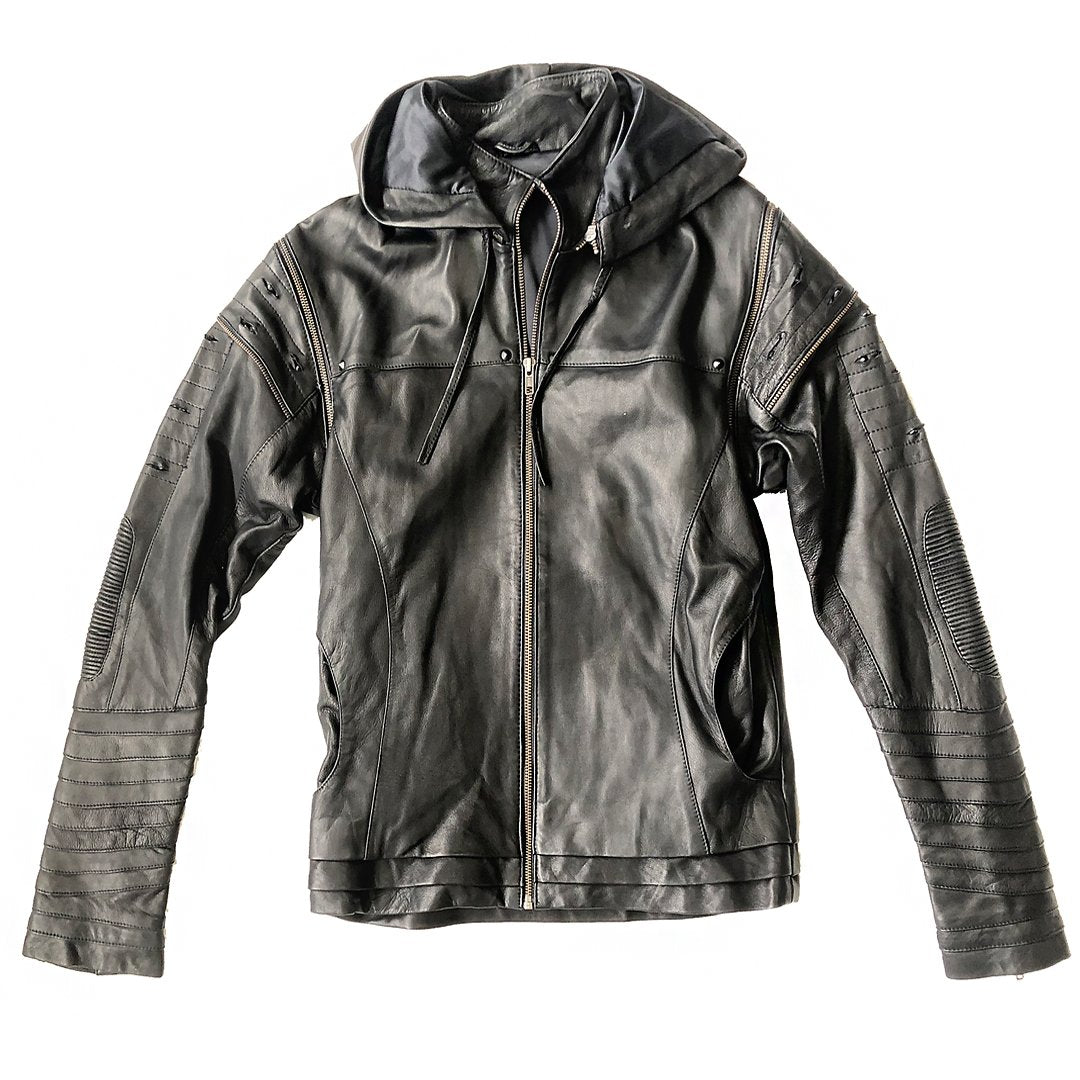 littleKINGDesigns | Mens Cabretta Leather Jacket - Timeless Luxury & Classic Style