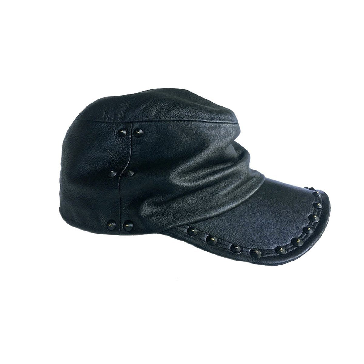 littleking designs black leather hat vancouver mens fashion
