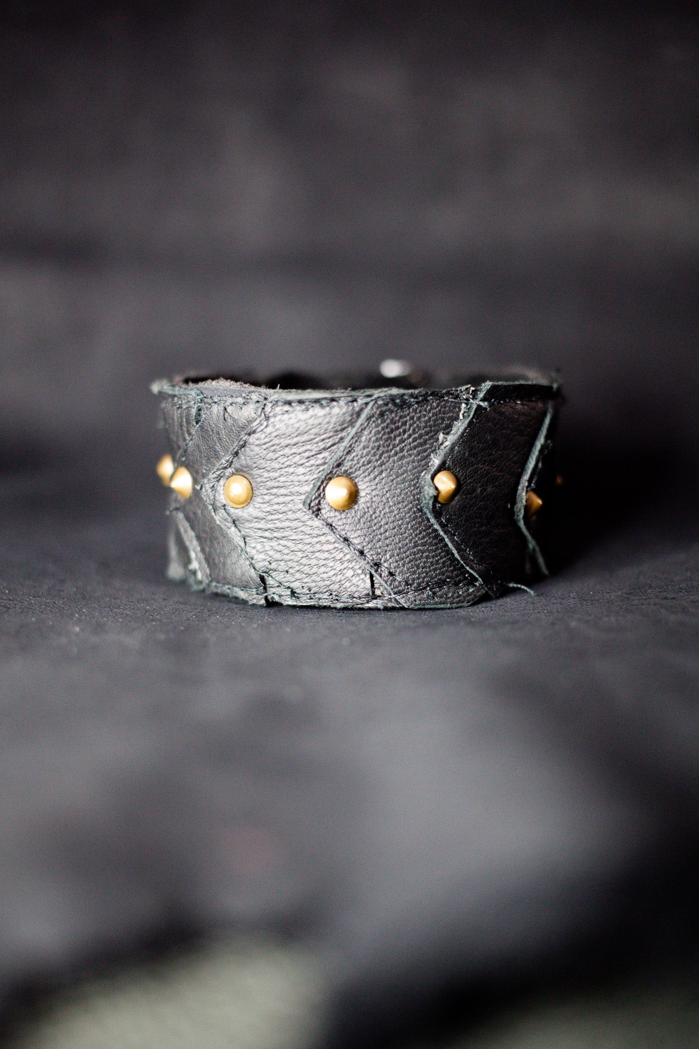Black Leather Bracelet
