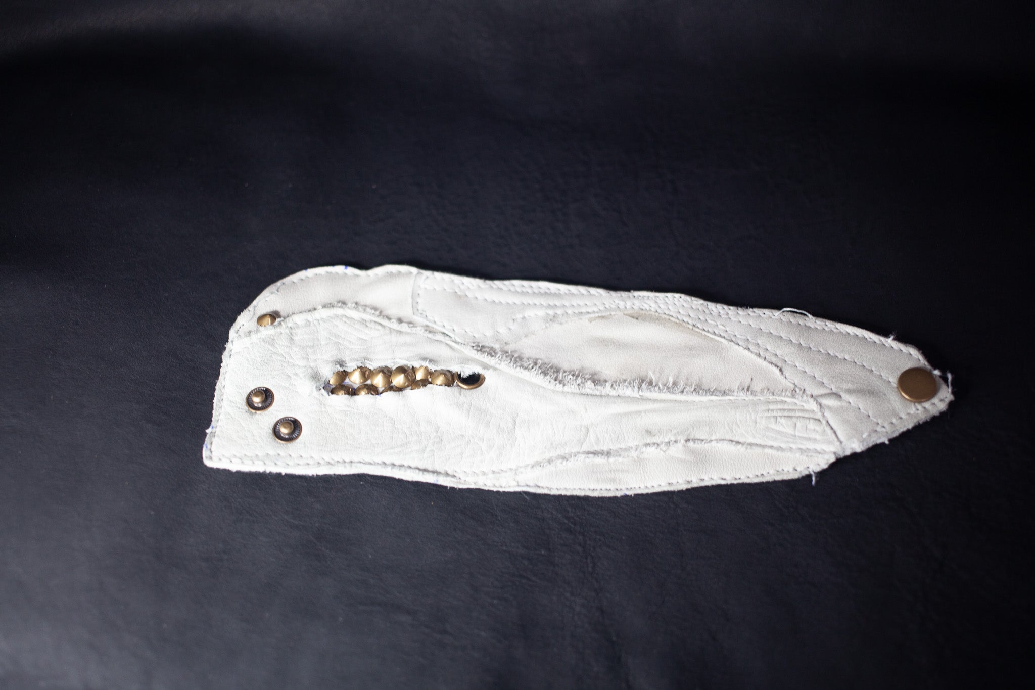 White Leather Limited-edition leather cuff