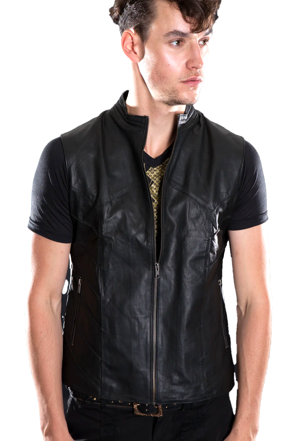 littleKINGDesigns | Men's Sheep Leather Vest | Functionality and fashion-forward style