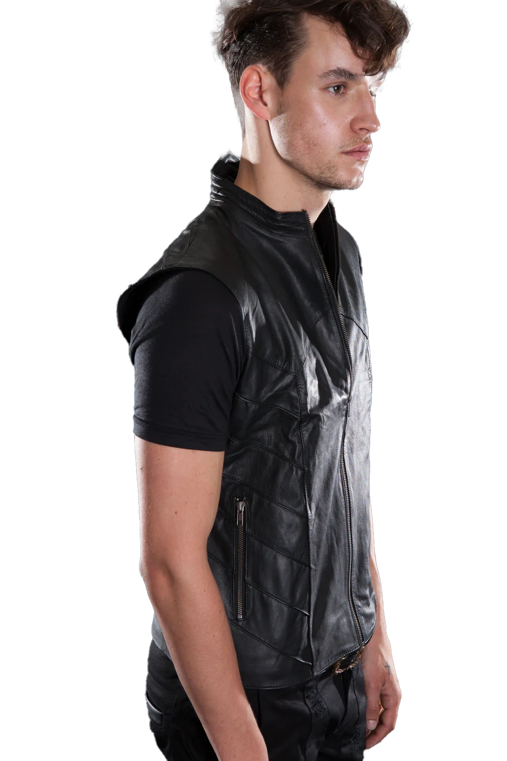 littleKINGDesigns | Men's Sheep Leather Vest | Functionality and fashion-forward style