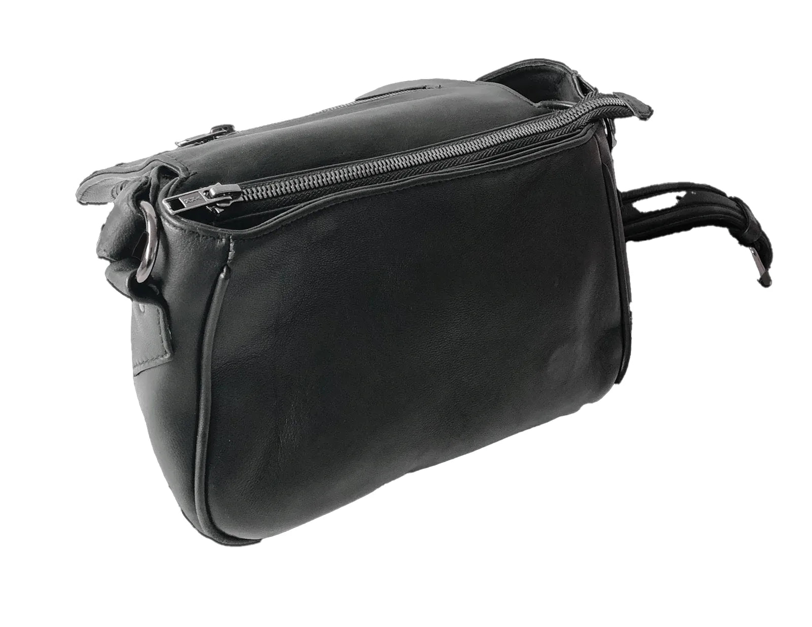 littleKINGDesigns | littleKING Designs | Black Leather Designer Handbag 